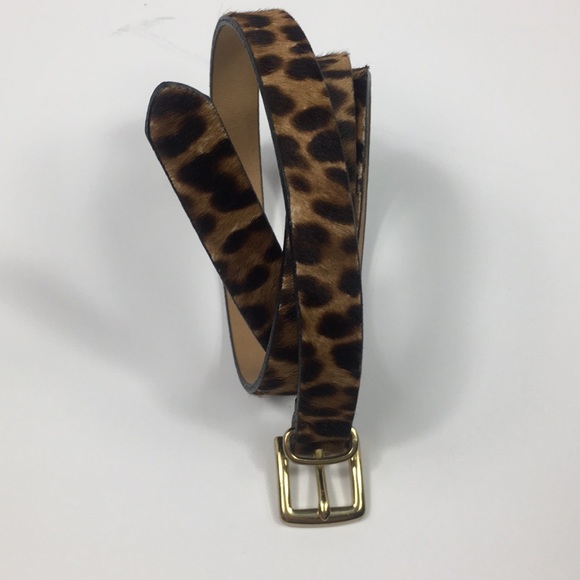J. Crew Accessories - J Crew Leopard Print Calf Hair